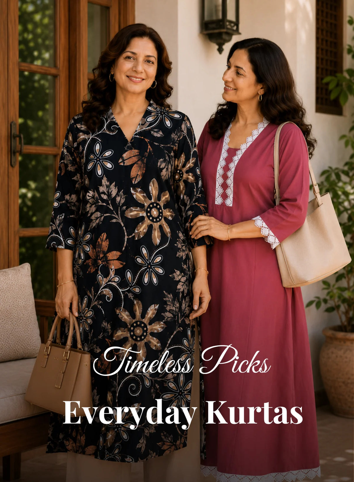 Women Plus Size Everyday Kurtas