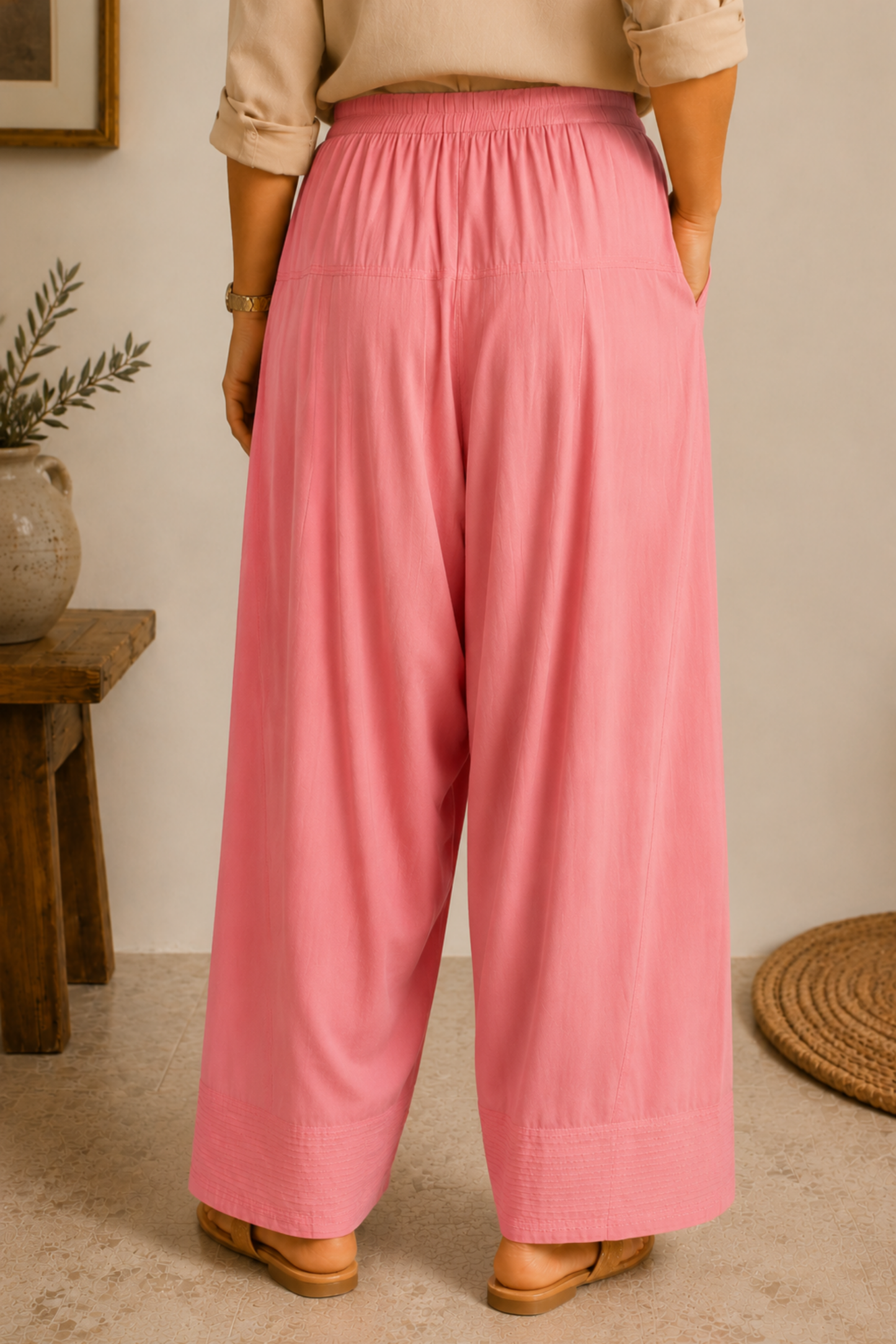 Light Onion Rayon Farshi Salwar