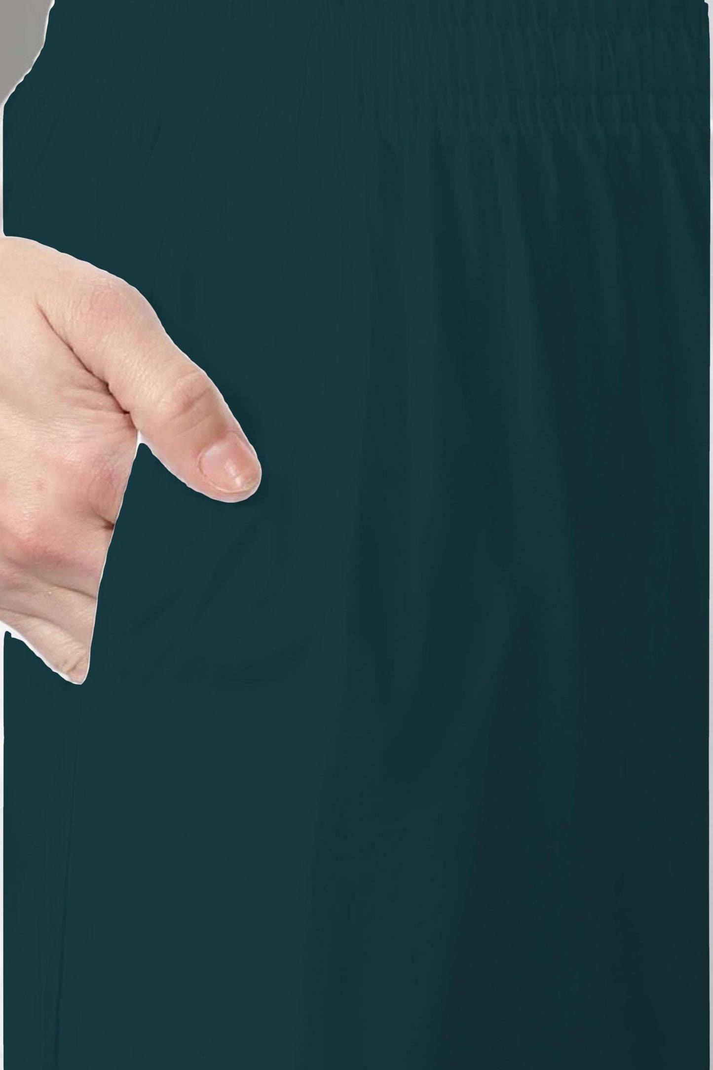 Peacock Blue Rayon Kurti Pant