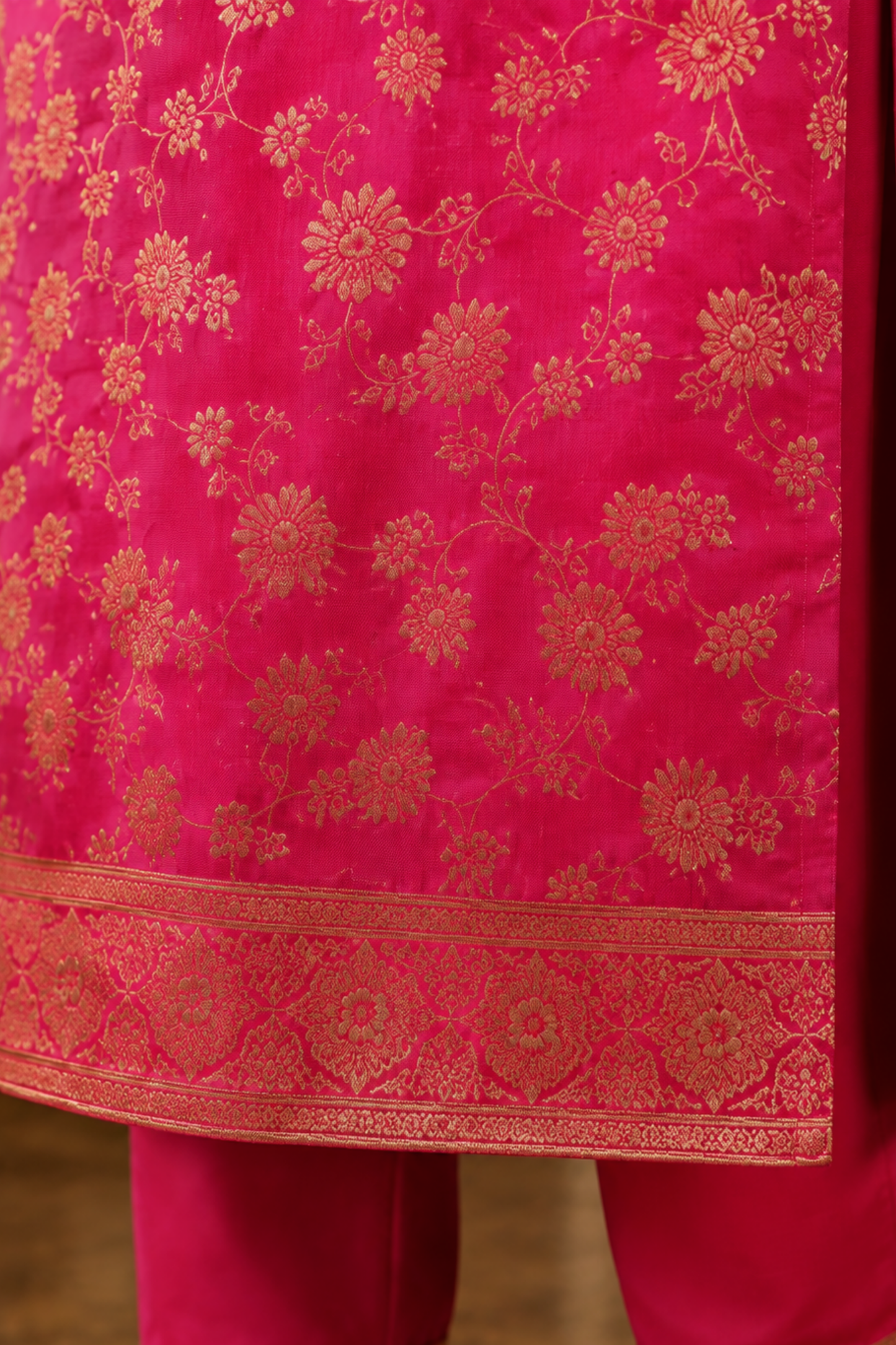 Tickle Me Pink Silk Suit Set