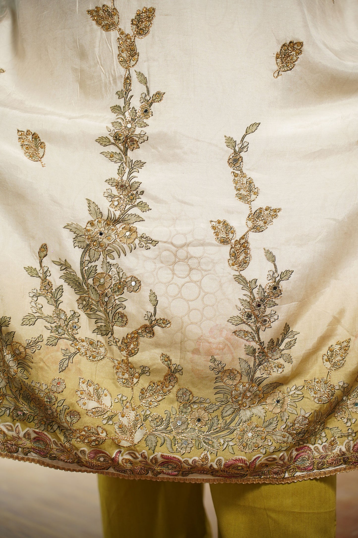 Sabaah Ombré Muslin with Aari Work