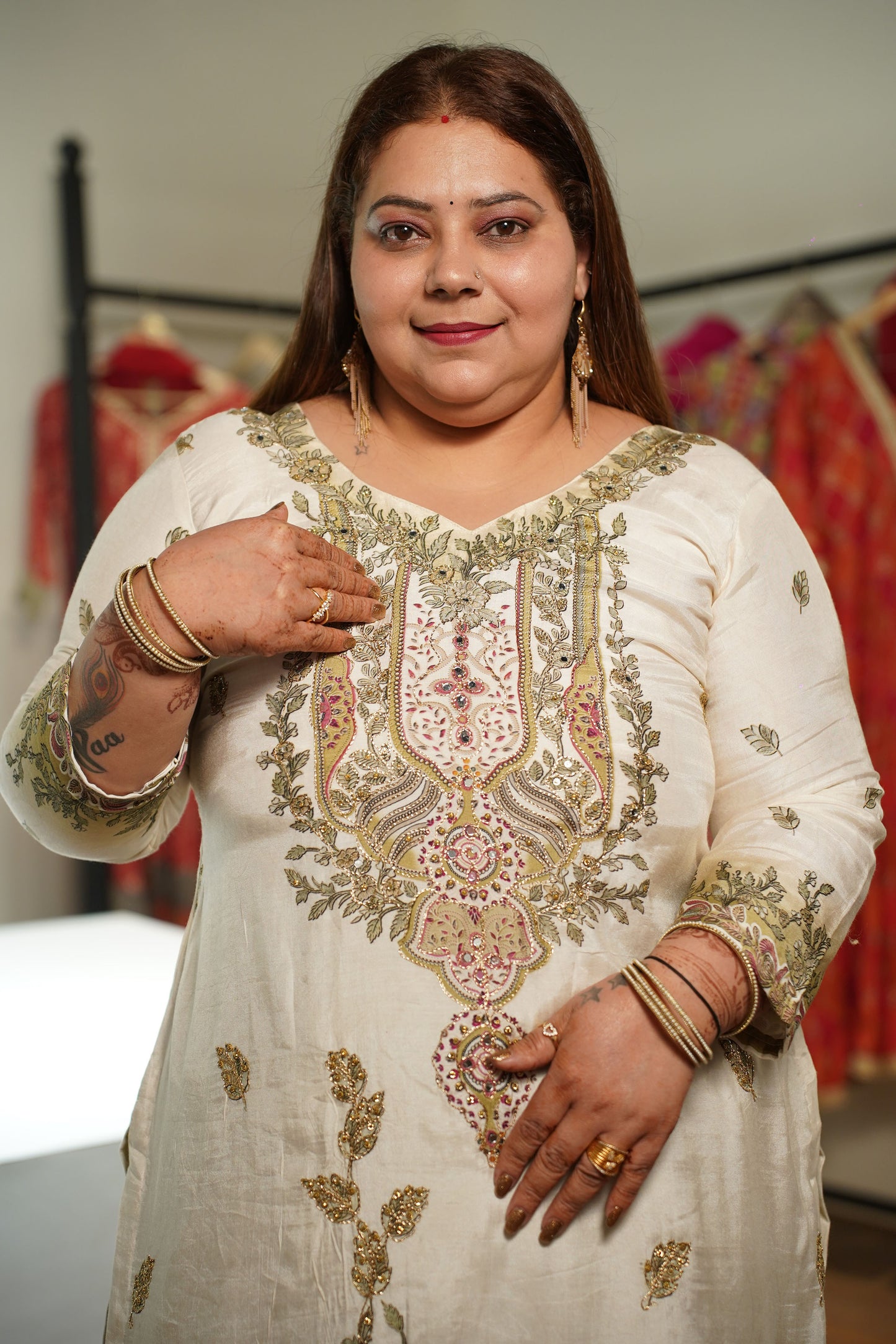 Sabaah Ombré Muslin with Aari Work