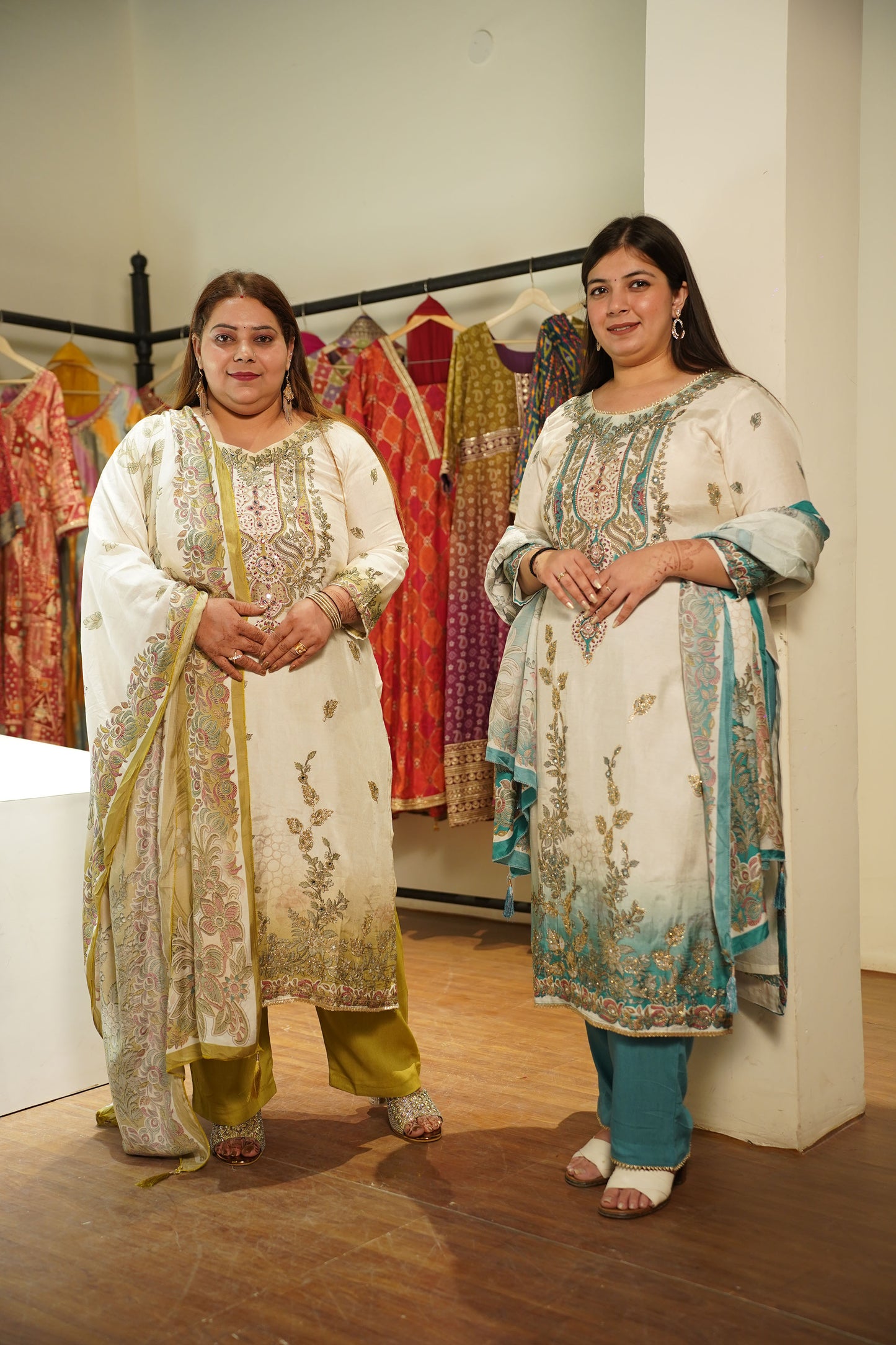 Sabaah Ombré Muslin with Aari Work