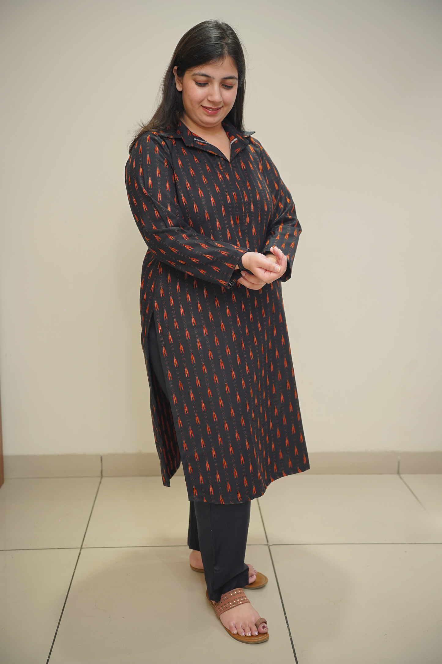 Shadow Spice Woollen Kurta