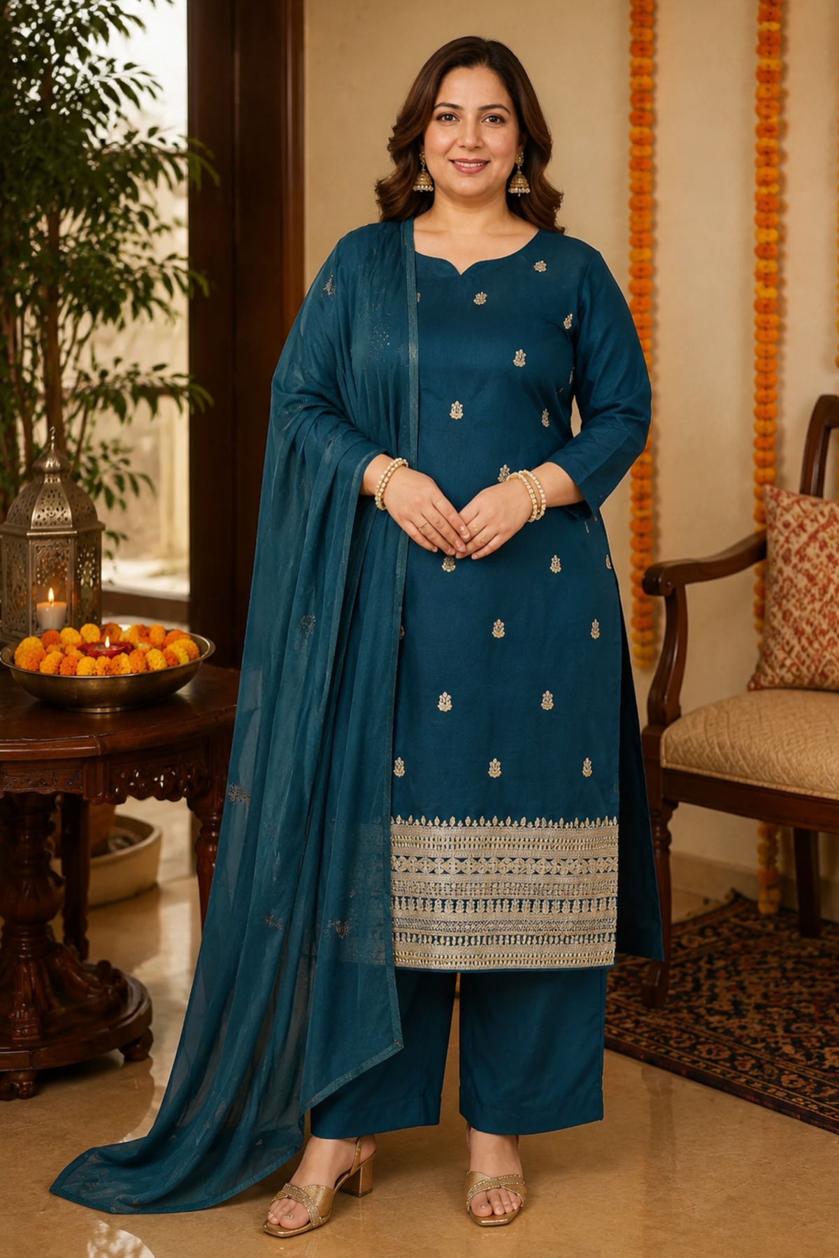 Morni Noor Embroidered Fancy Suit