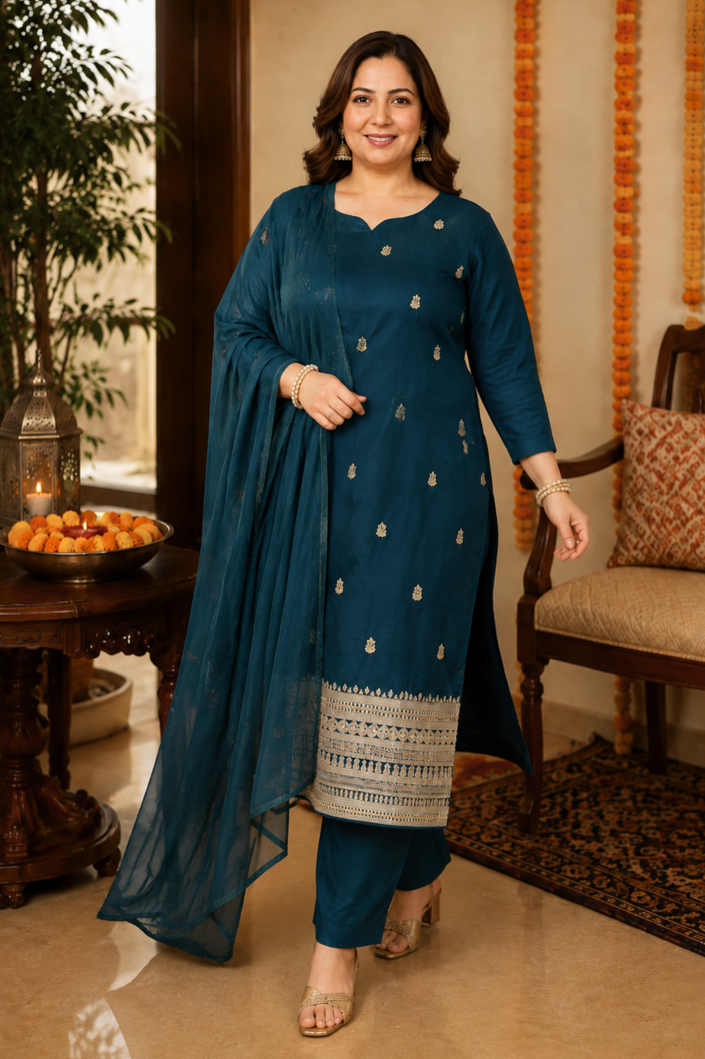 Morni Noor Embroidered Fancy Suit