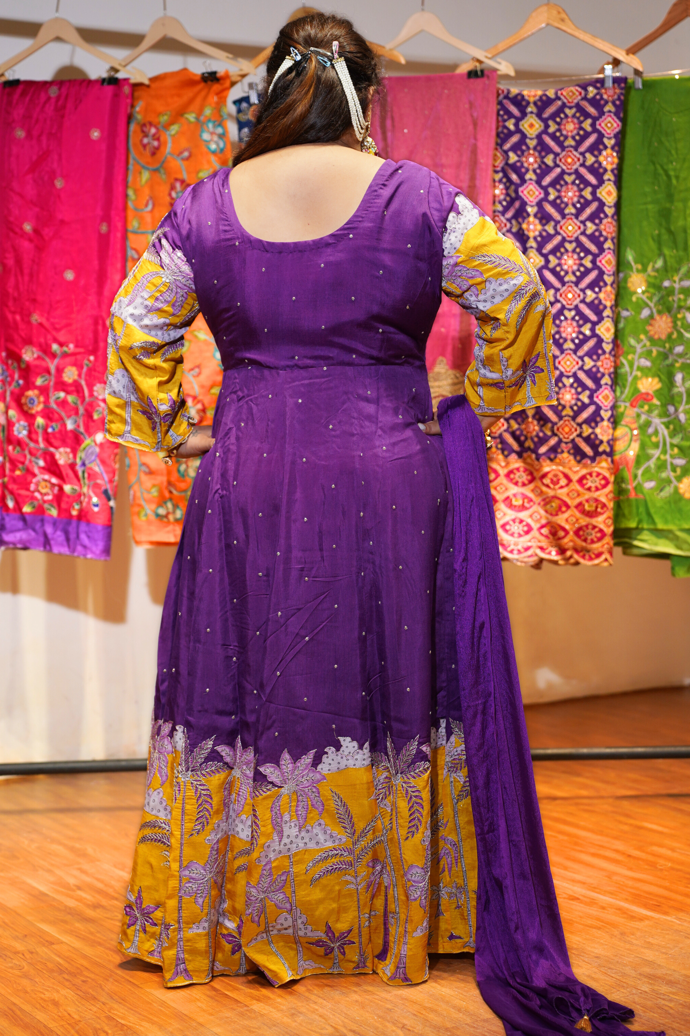 vanya purple dress DL-02