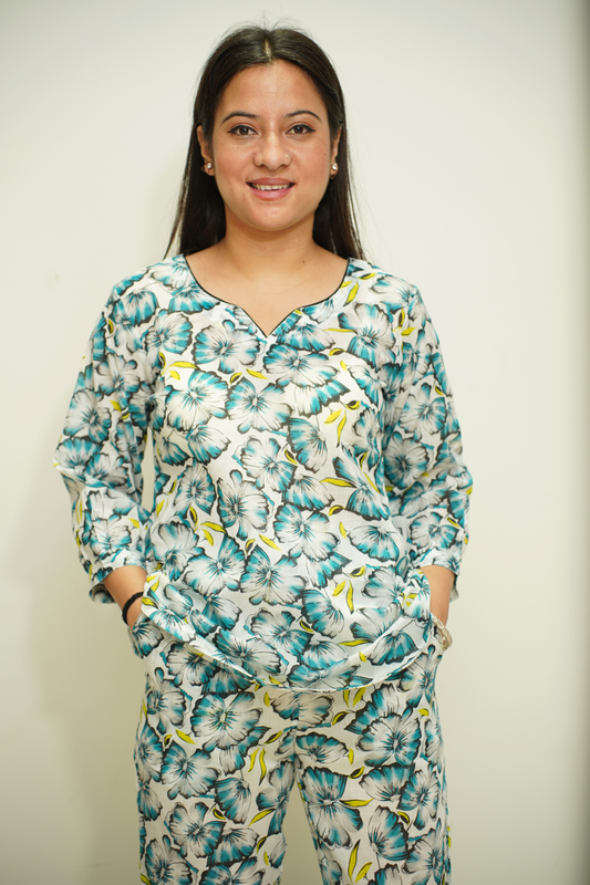 Cotton Night Suit For Women