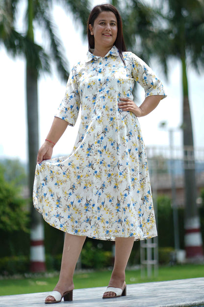 Shades of Summer Calf Dress