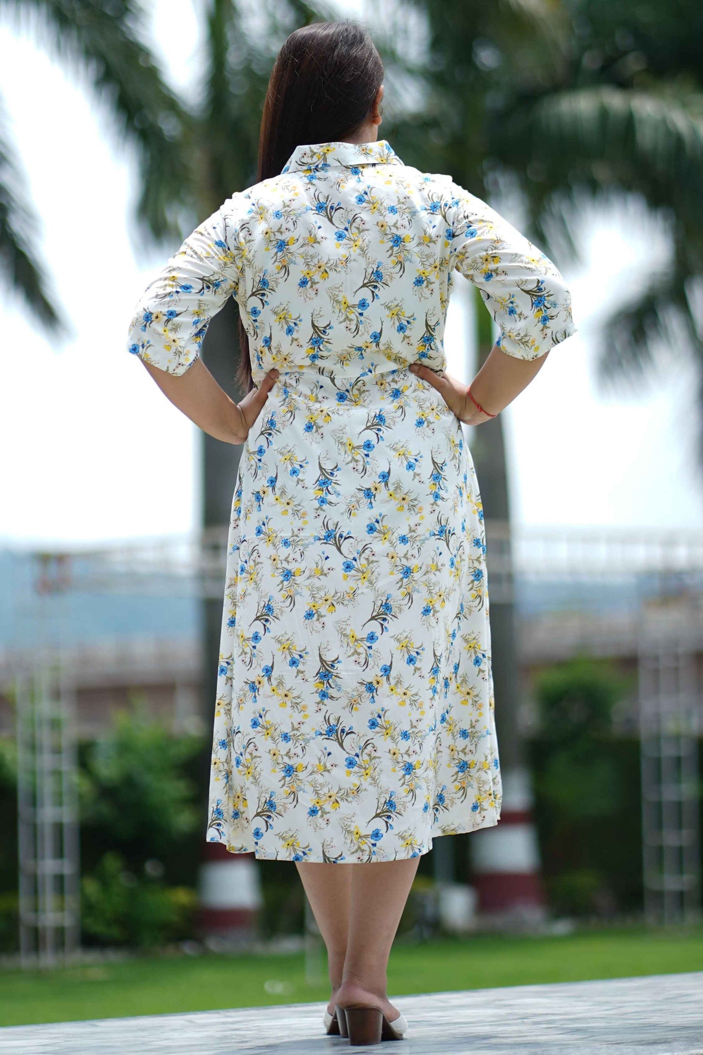 Shades of Summer Calf Dress