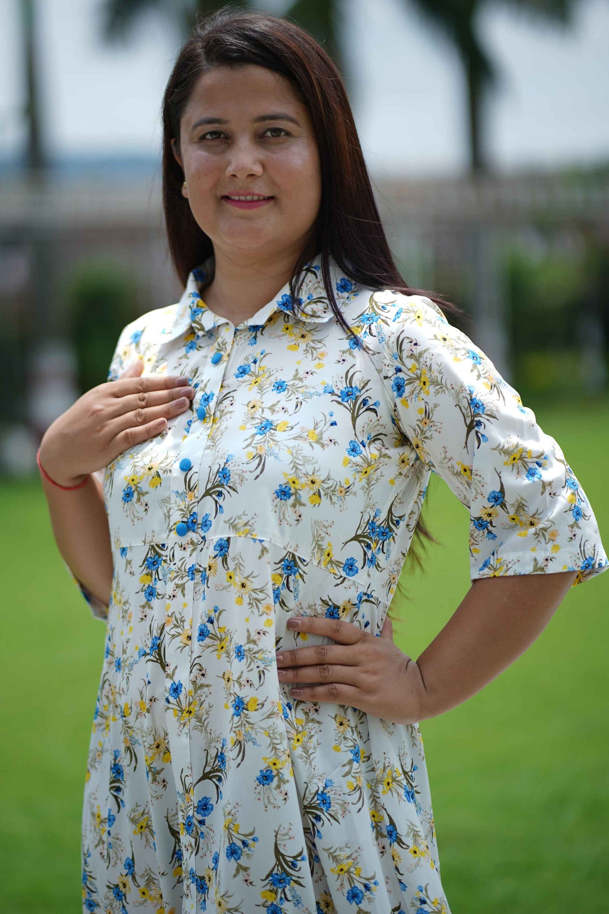 Shades of Summer Calf Dress