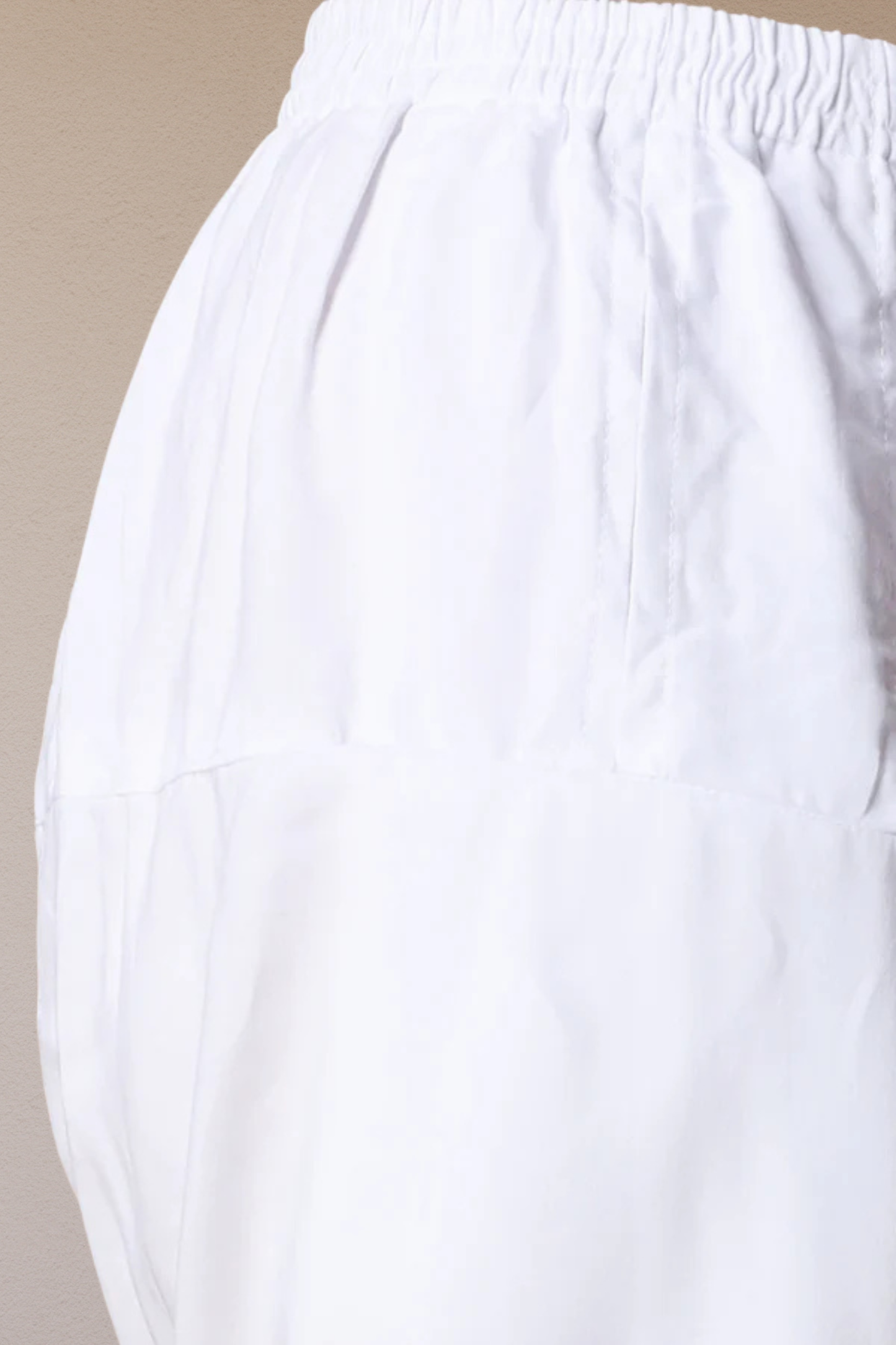 White Rayon Pleated Salwar
