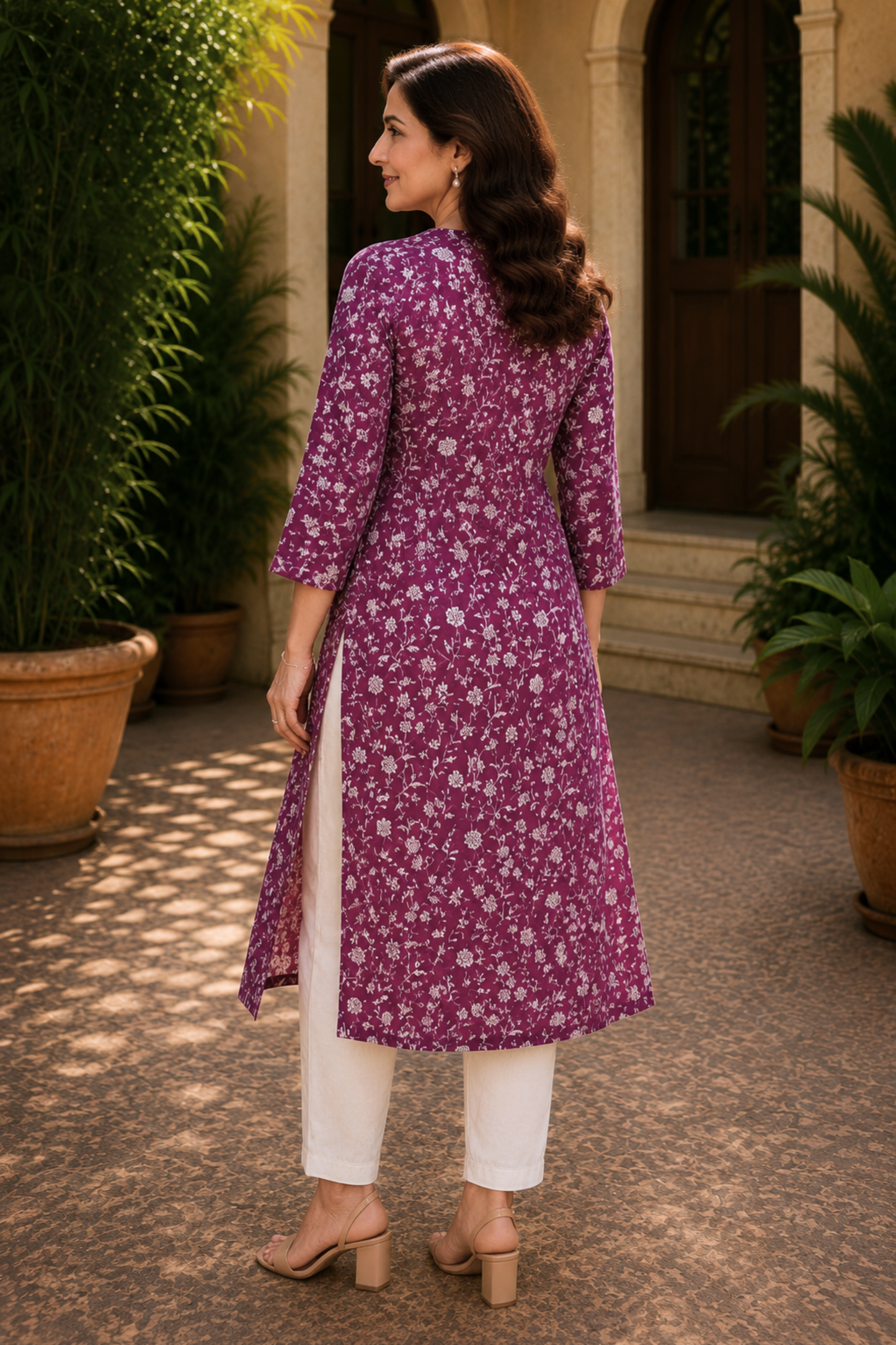 Aarohi Bagh A-line Cotton Kali Kurta