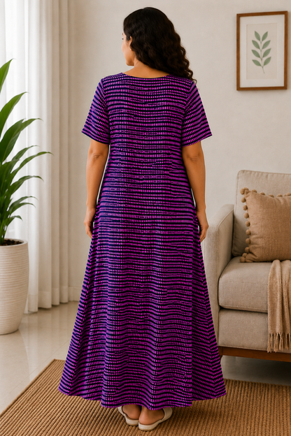Dreamy Berry Rayon Night Gown