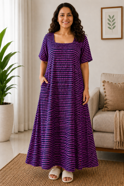 Dreamy Berry Rayon Night Gown