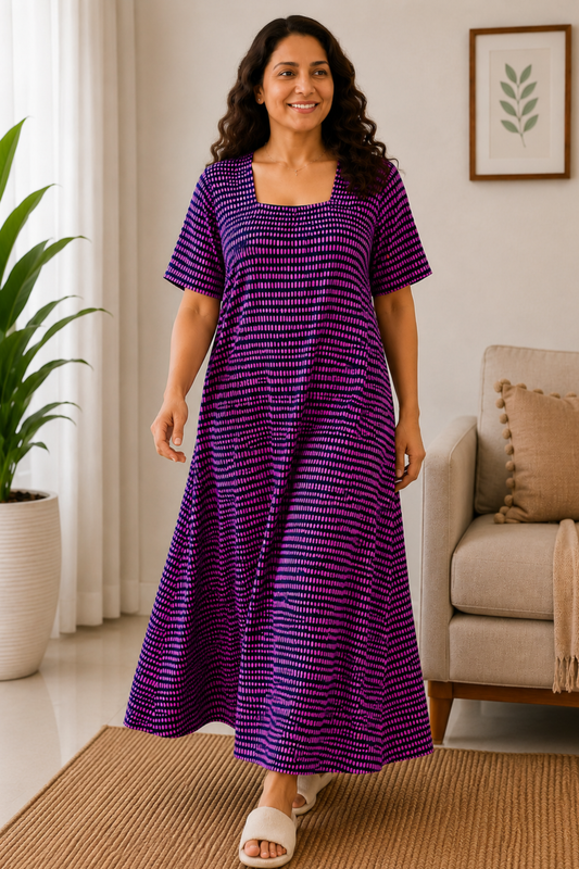 Dreamy Berry Rayon Night Gown