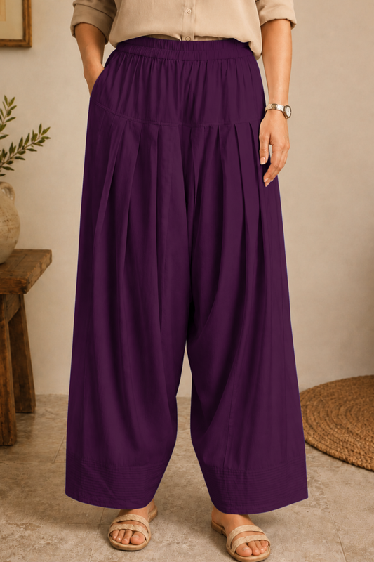 Wine Rayon Farshi Salwar