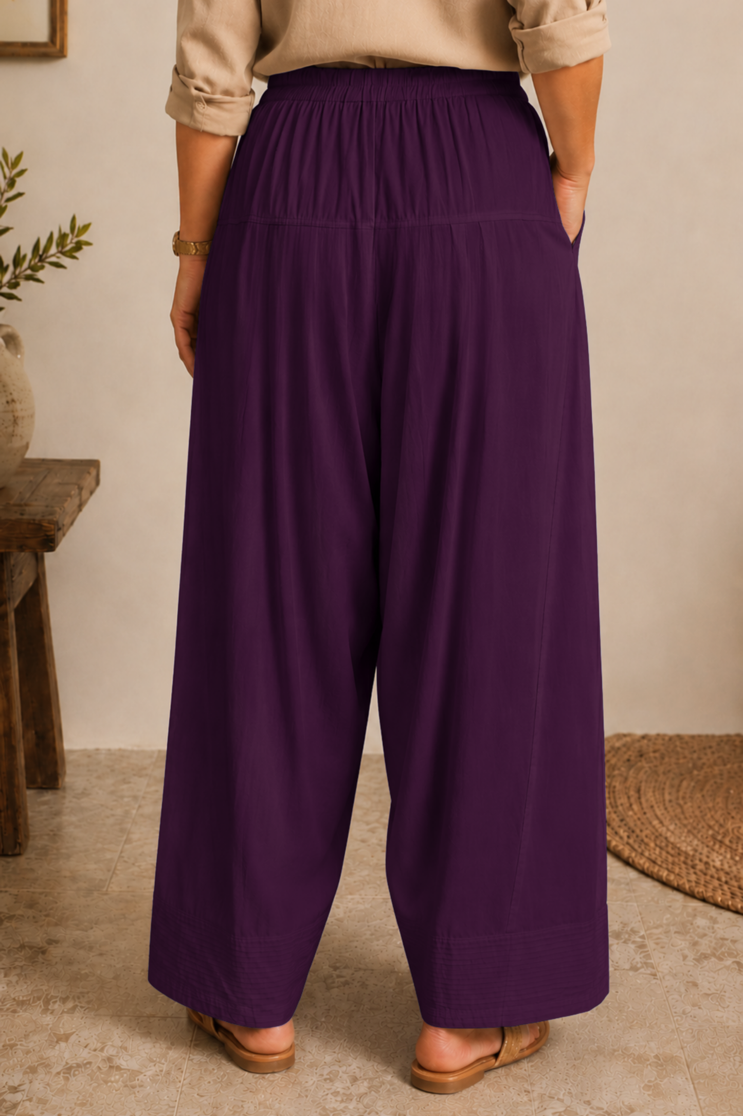 Wine Rayon Farshi Salwar