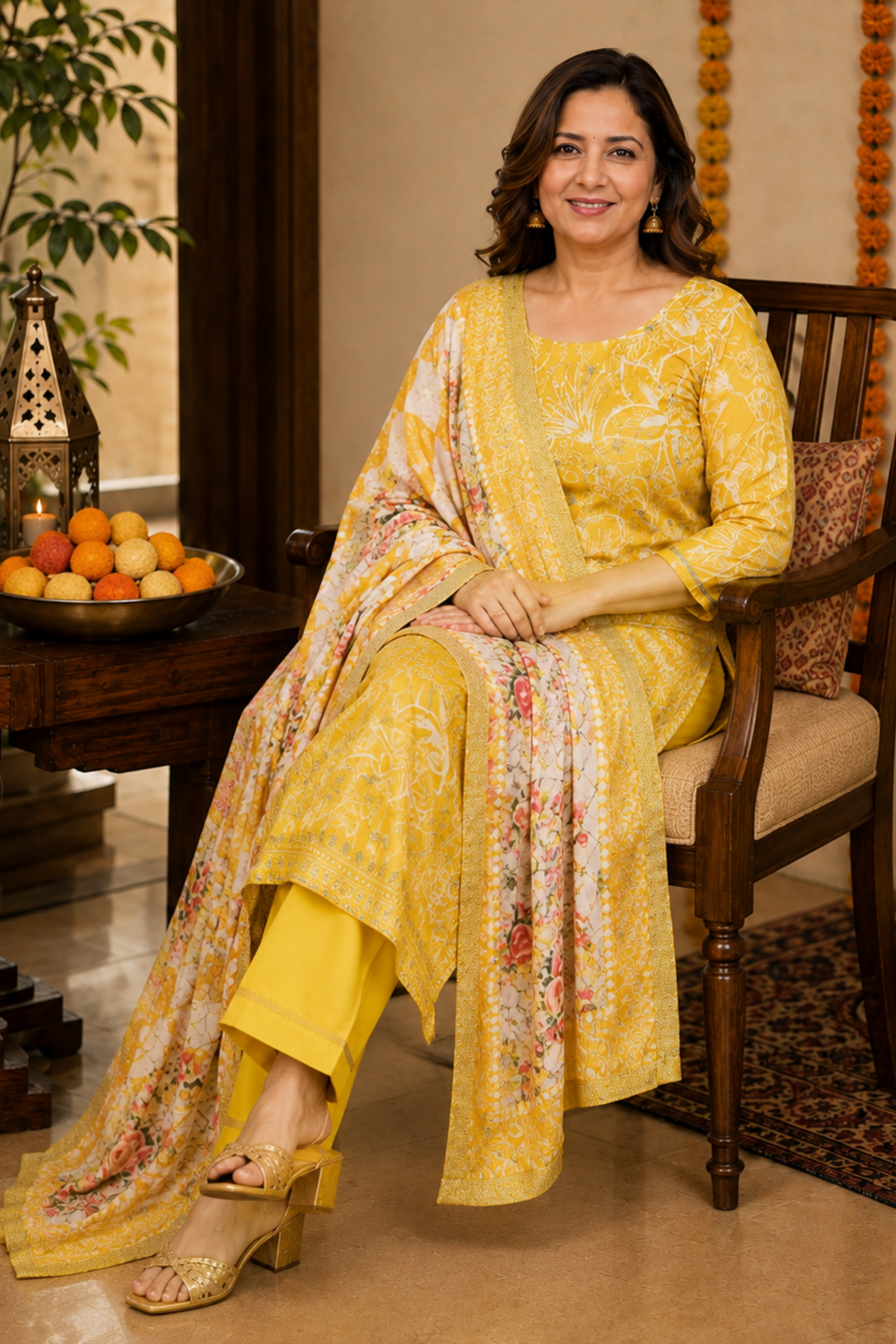 Vasant Mehfil Floral Suit Set