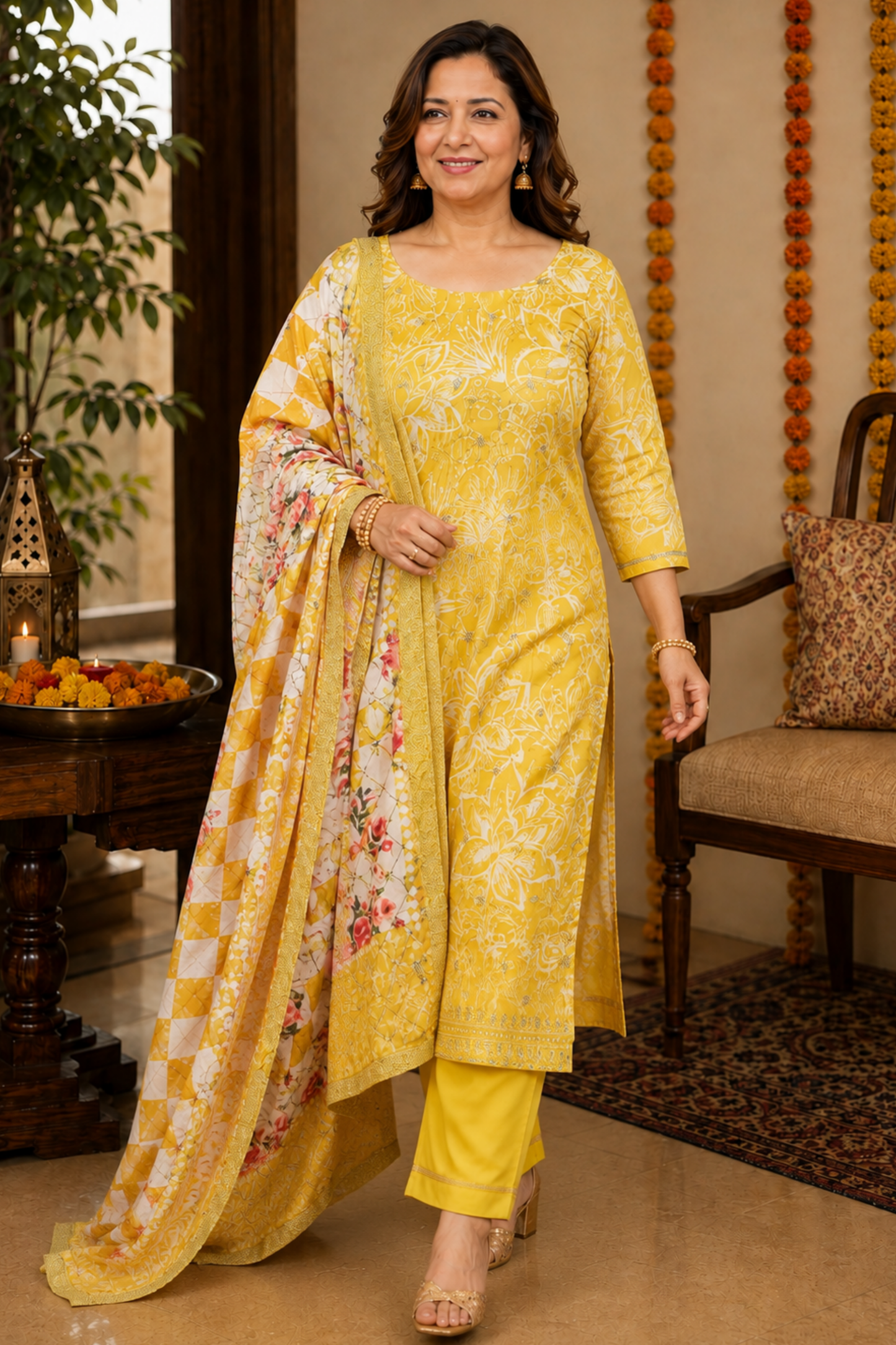 Vasant Mehfil Floral Suit Set
