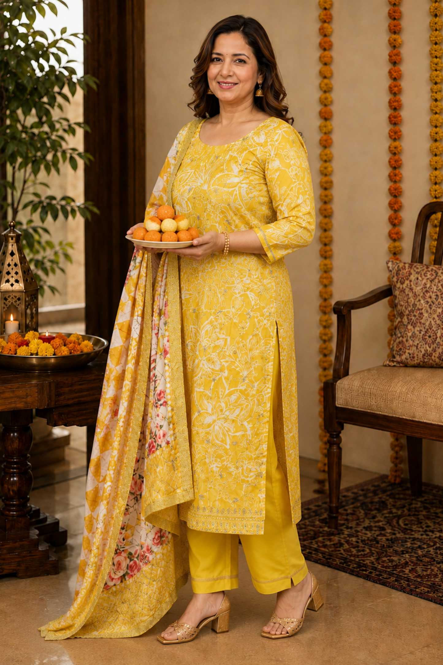 Vasant Mehfil Floral Suit Set