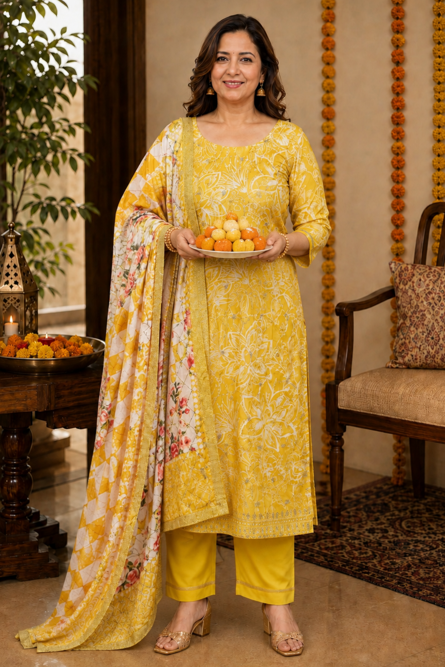 Vasant Mehfil Floral Suit Set