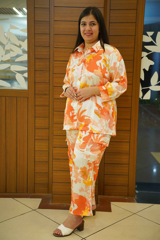 Sun-Kissed Peach Co-ord Set