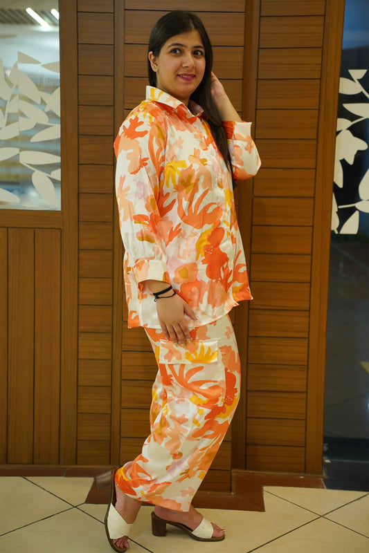 Sun-Kissed Peach Co-ord Set