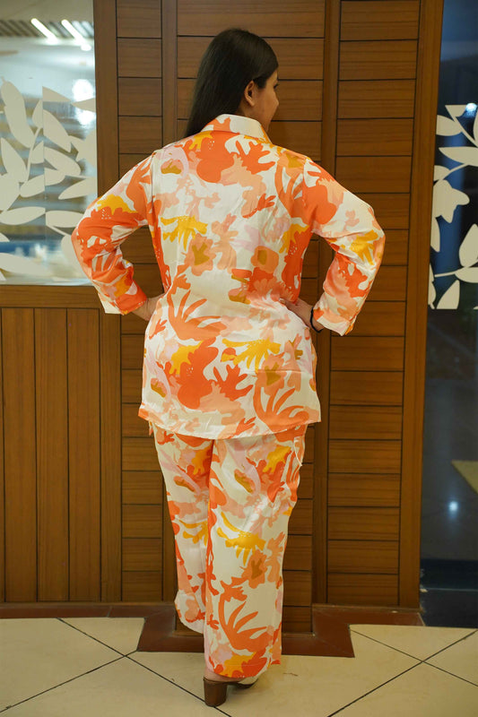 Sun-Kissed Peach Co-ord Set