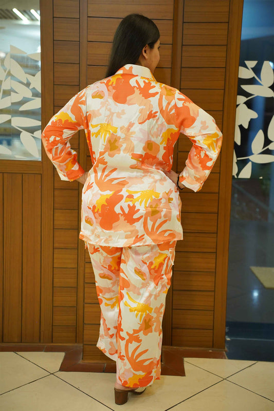 Sun-Kissed Peach Co-ord Set