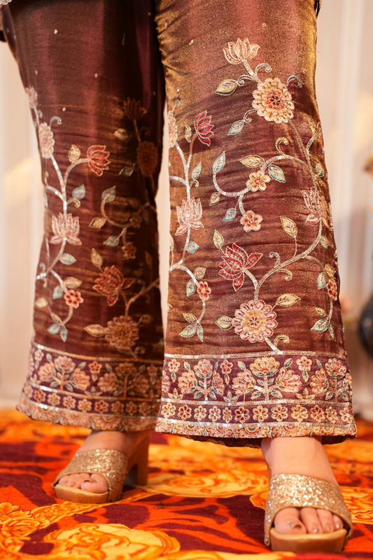 Zehra Rusted Fusion Co-ord Set