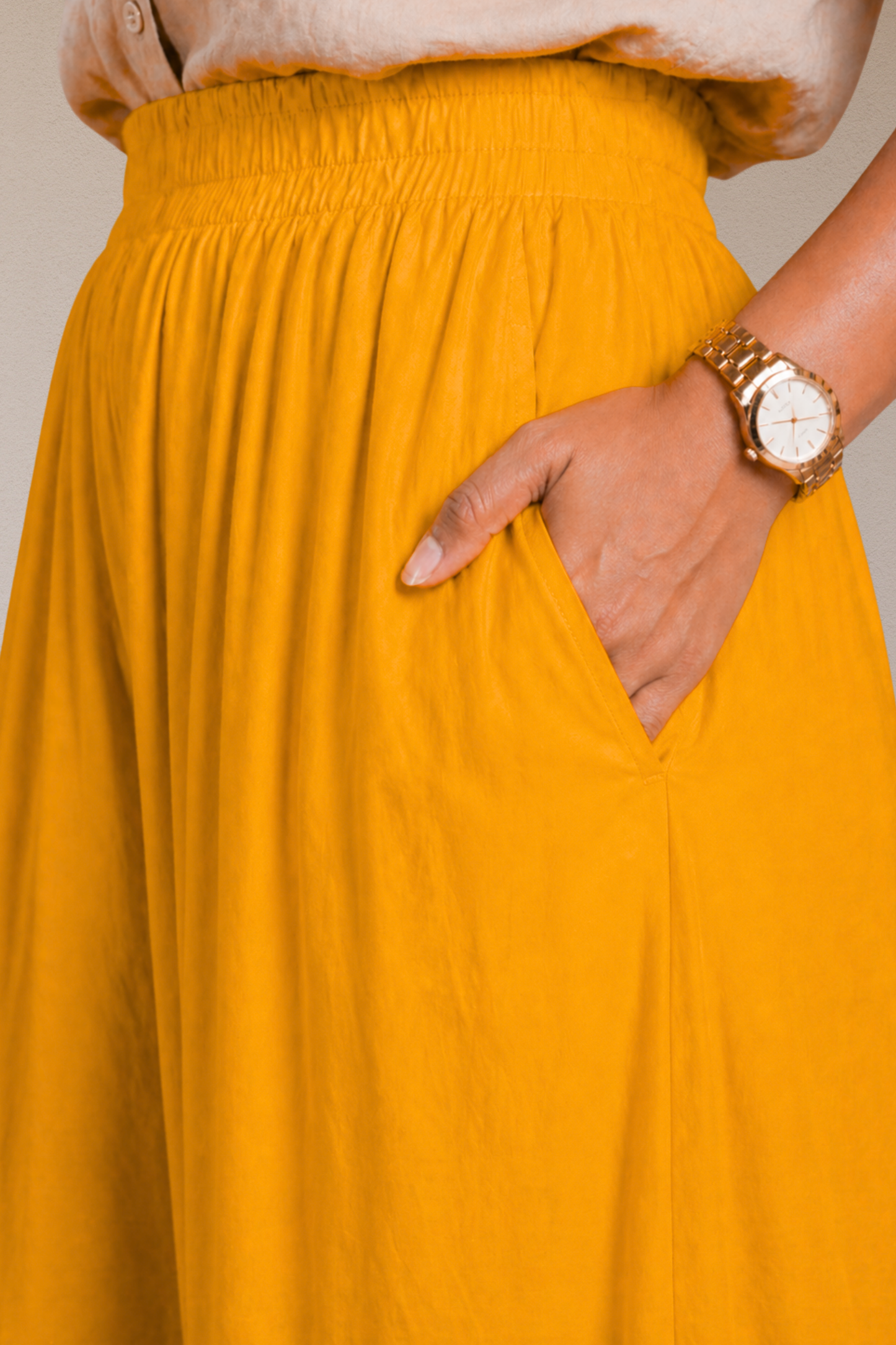 Yellow Rayon Afghani Pants