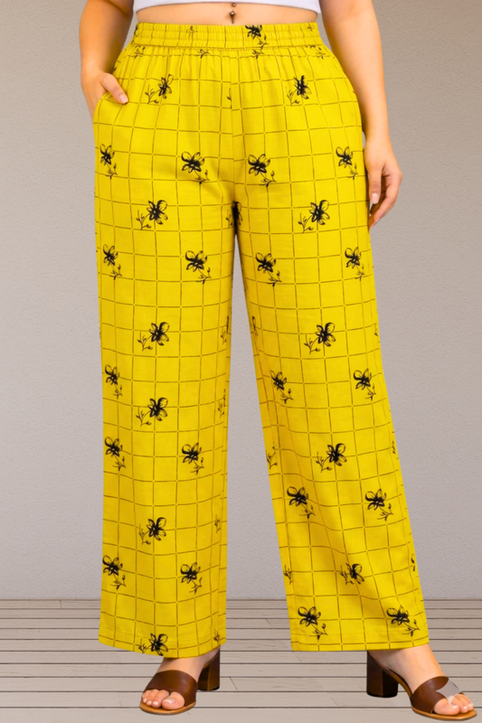 Zarqa Sunshine Grid Pant