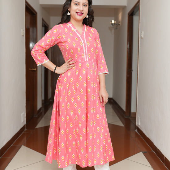 Pink Anarkali Suit