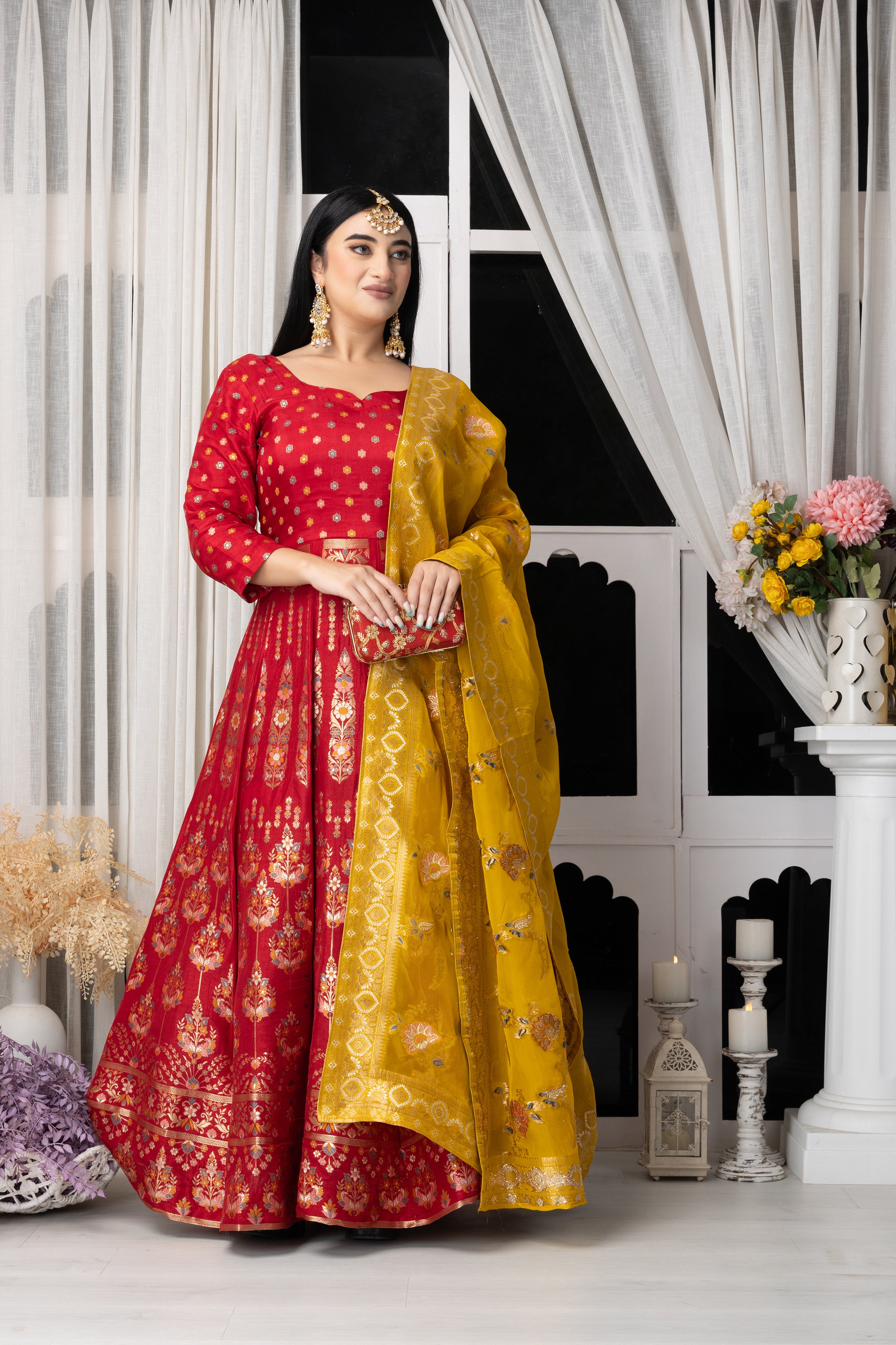 Rangoon by Anandi silk fancy embroidered anarkali style readymade suit  catalogue