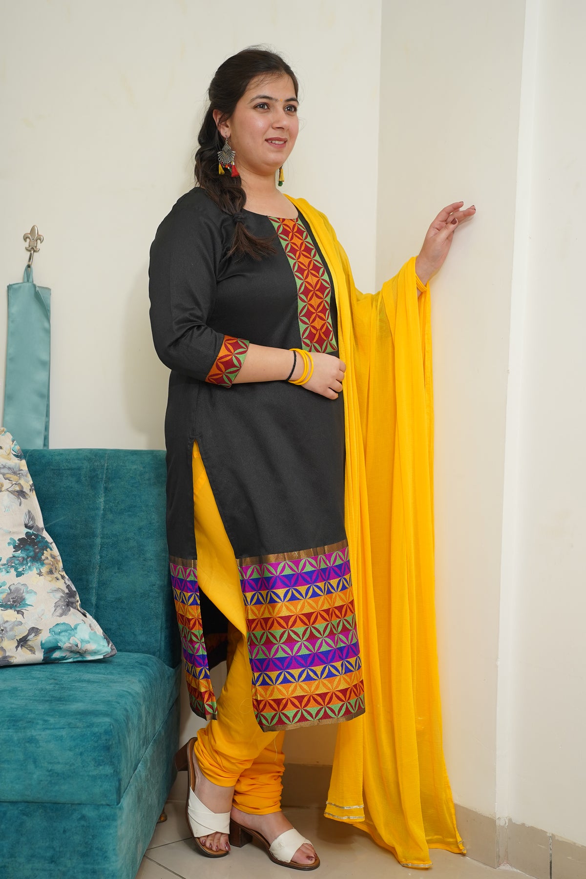 Chanderi Suit