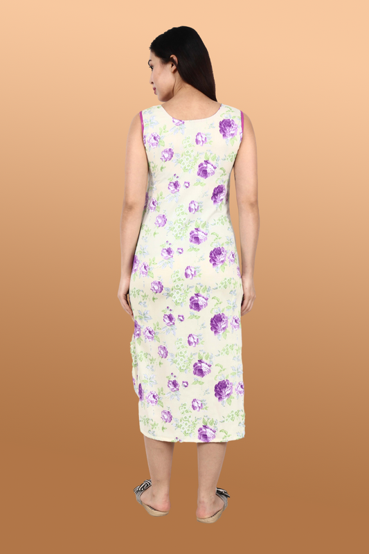 Buy Plus Size ​Everyday Cotton Nursing Dress At Apella | Sizes XS to 10 XL | India | Free Delivery | Customized