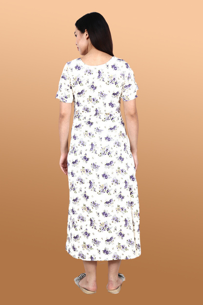 Buy Plus Size ​Everyday Cotton Maternity Dress At Apella | Sizes XS to 10 XL | India | Free Delivery | Customized