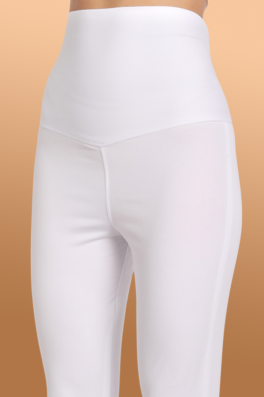 Buy Plus Size ​White Tummy Tucker Jeggings At Apella | Sizes XS to 10 XL | India | Free Delivery | Customized