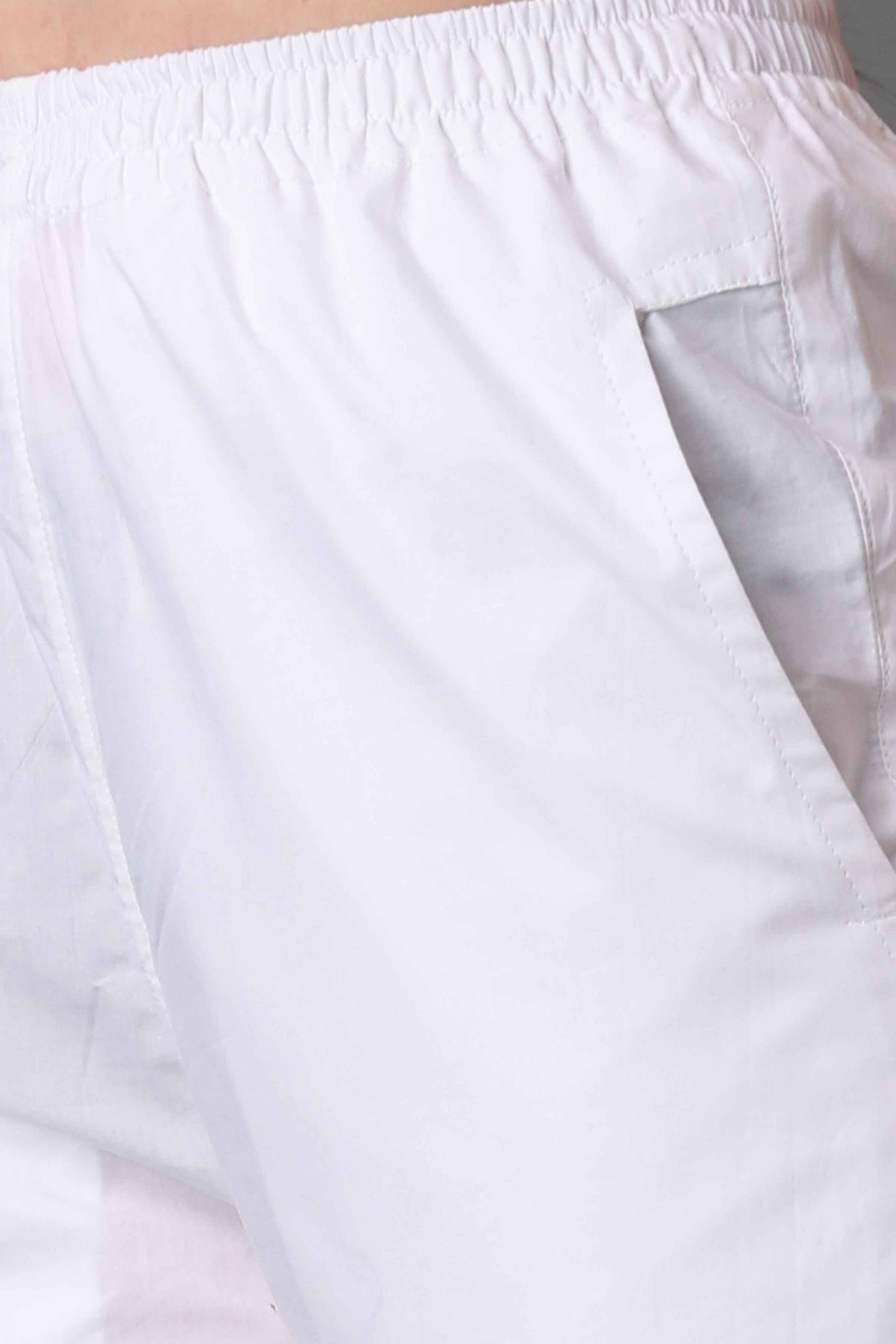 Buy Plus Size ​Icy White Detailed Palazzo Pants At Apella | Sizes XS to 10 XL | India | Free Delivery | Customized