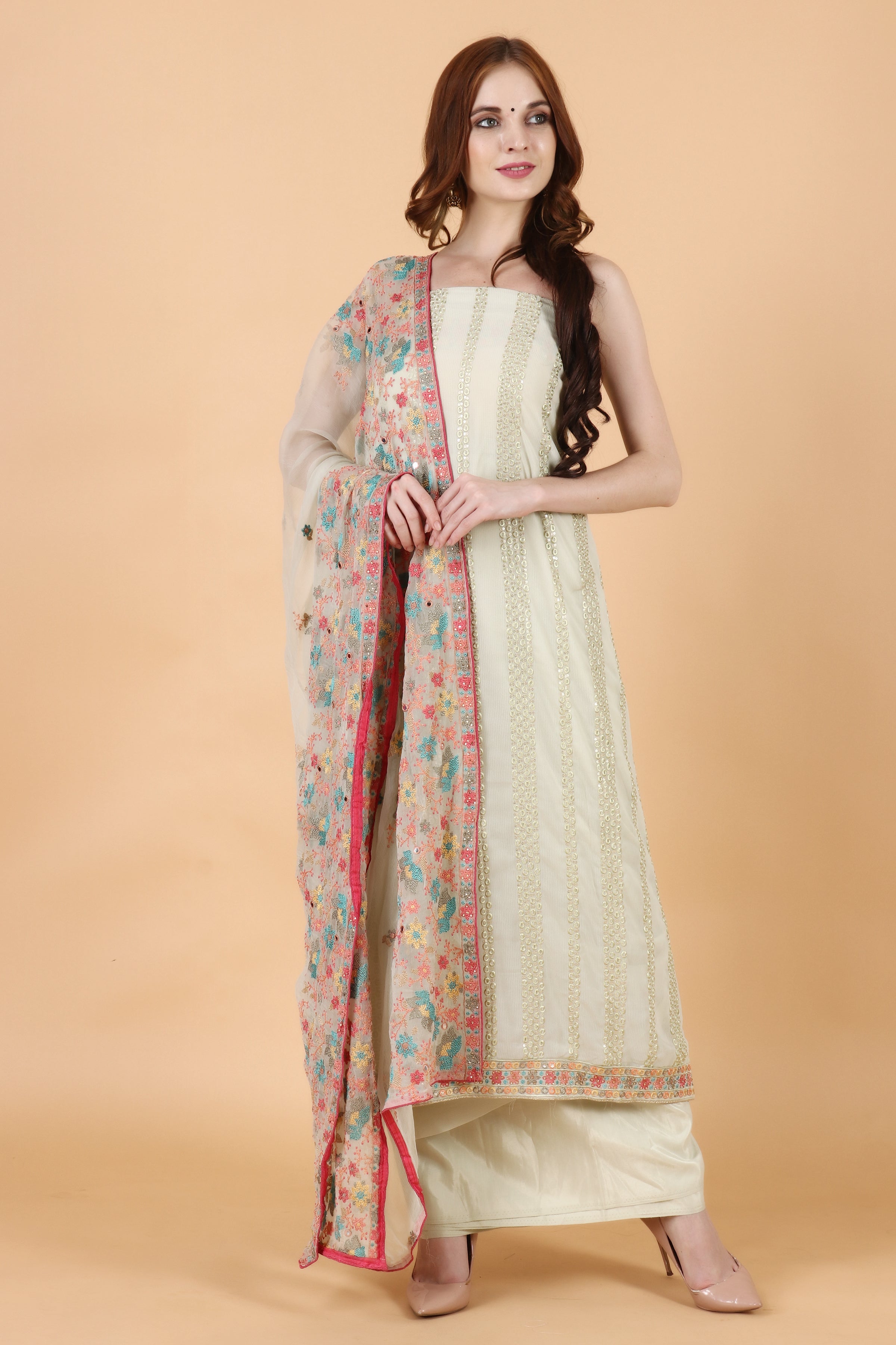 Buy Pure Silk Unstitched Salwar Suit Set Online For Women USA UK – Sunasa