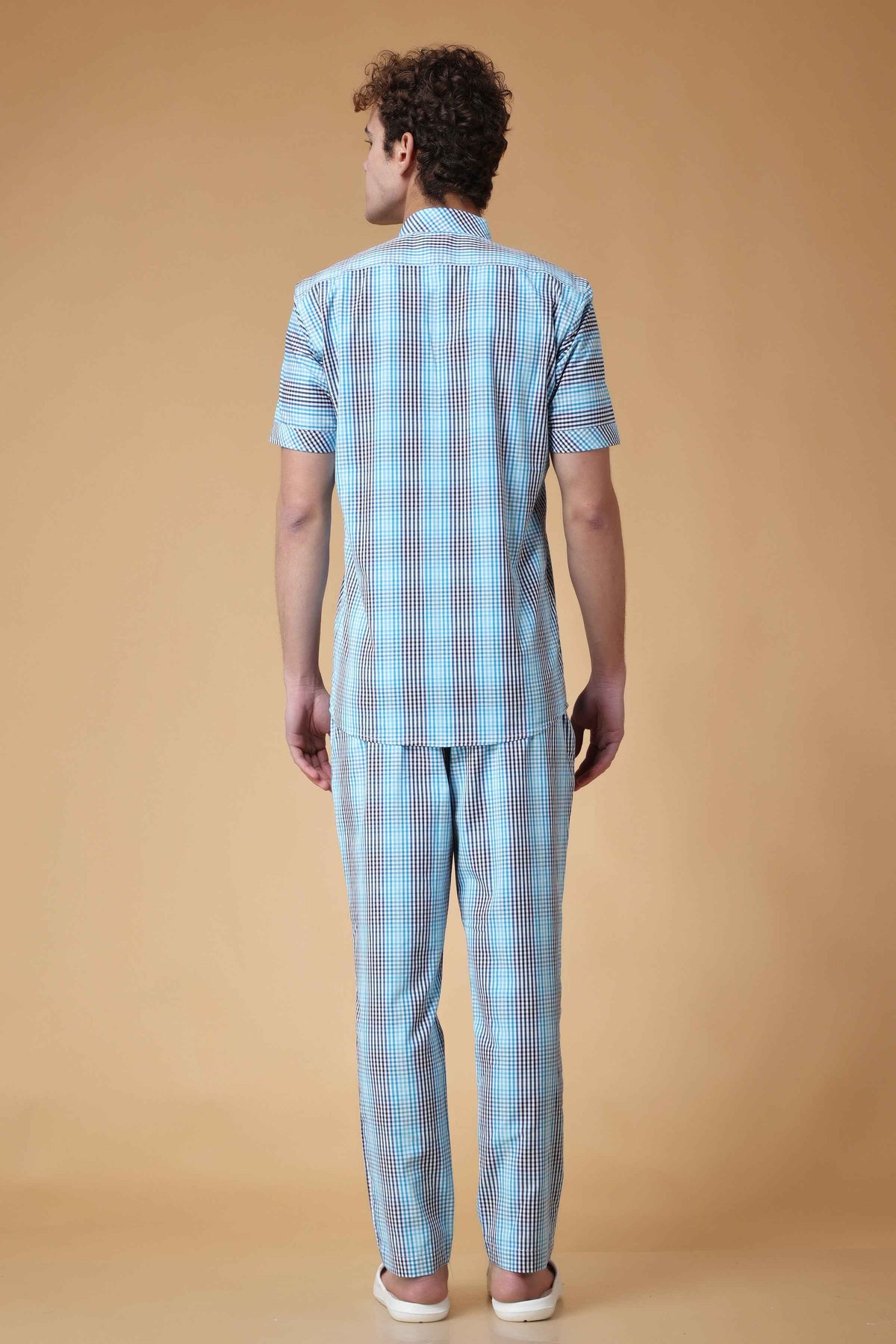 Buy Plus Size ​All The Blues Lounge Wear Set At Apella | Sizes XS to 10 XL | India | Free Delivery | Customized