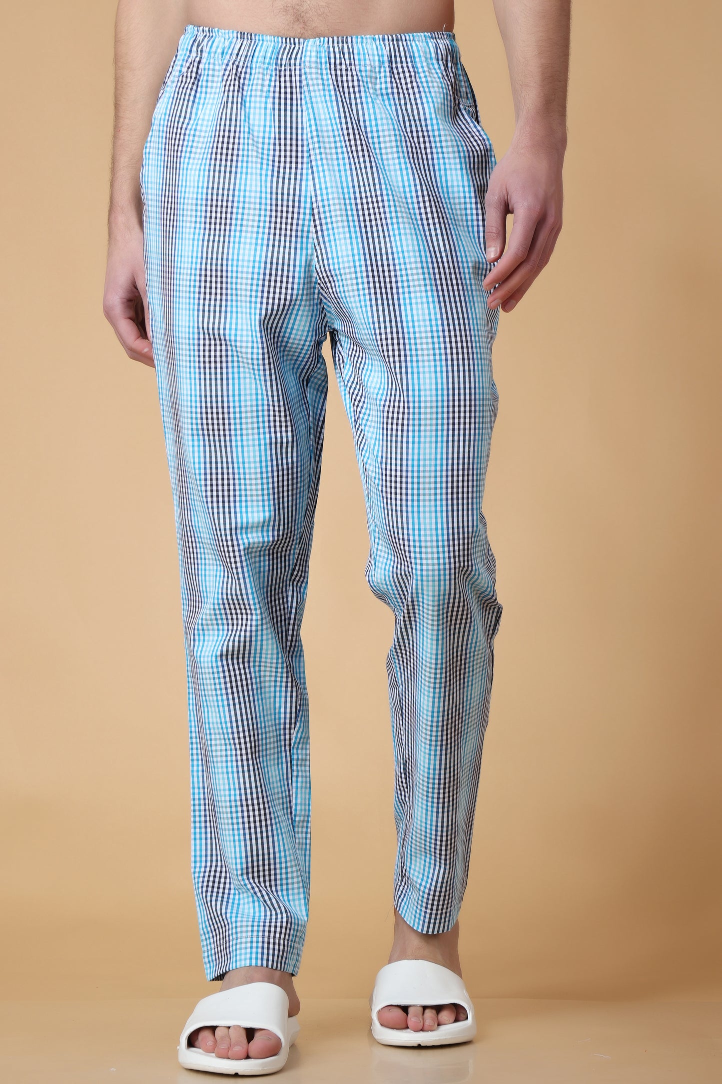 All The Blues Checked Pajama