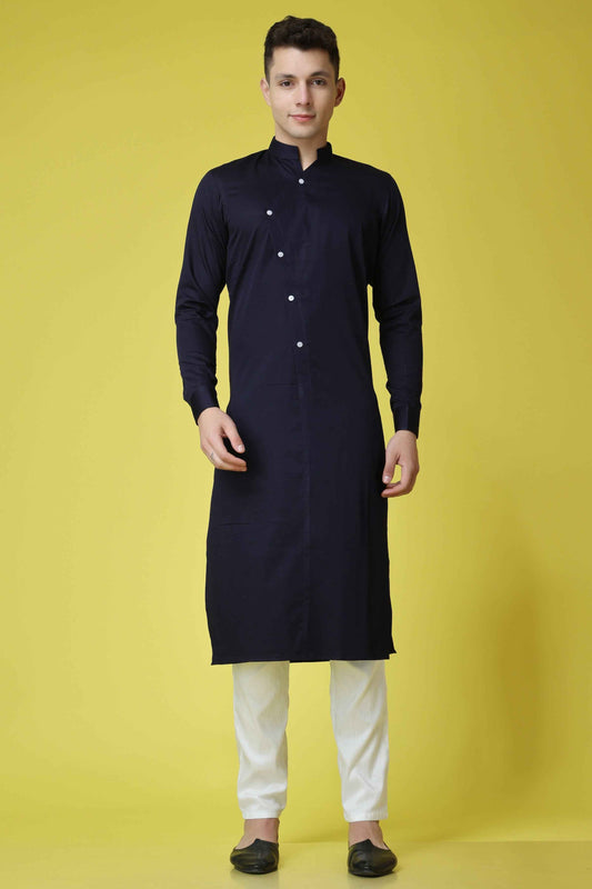 Buy Plus Size ​Midnight Tale Cotton Kurta At Apella | Sizes XS to 10 XL | India | Free Delivery | Customized