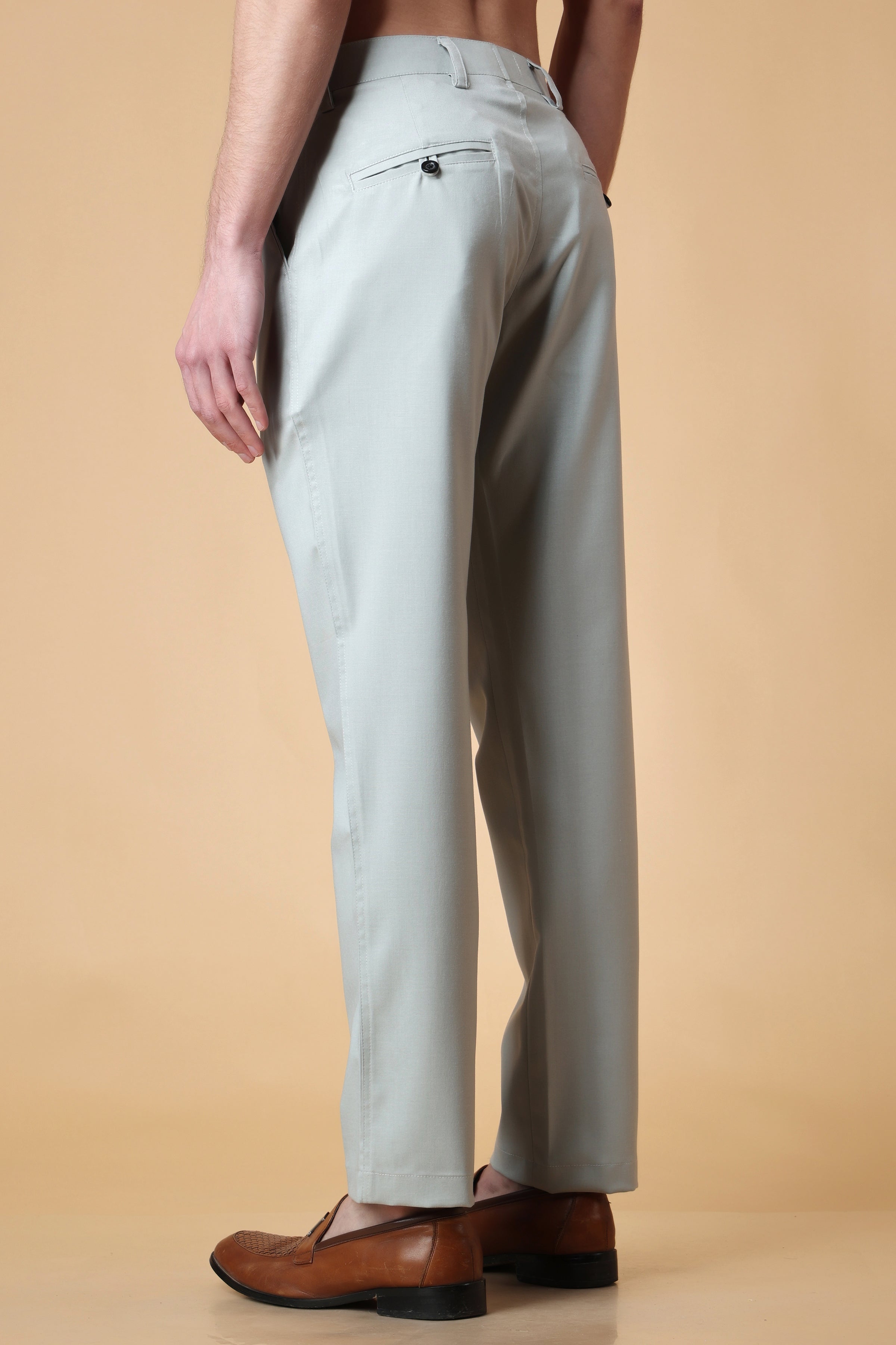 Buy Louis Philippe Grey Trousers Online  735941  Louis Philippe