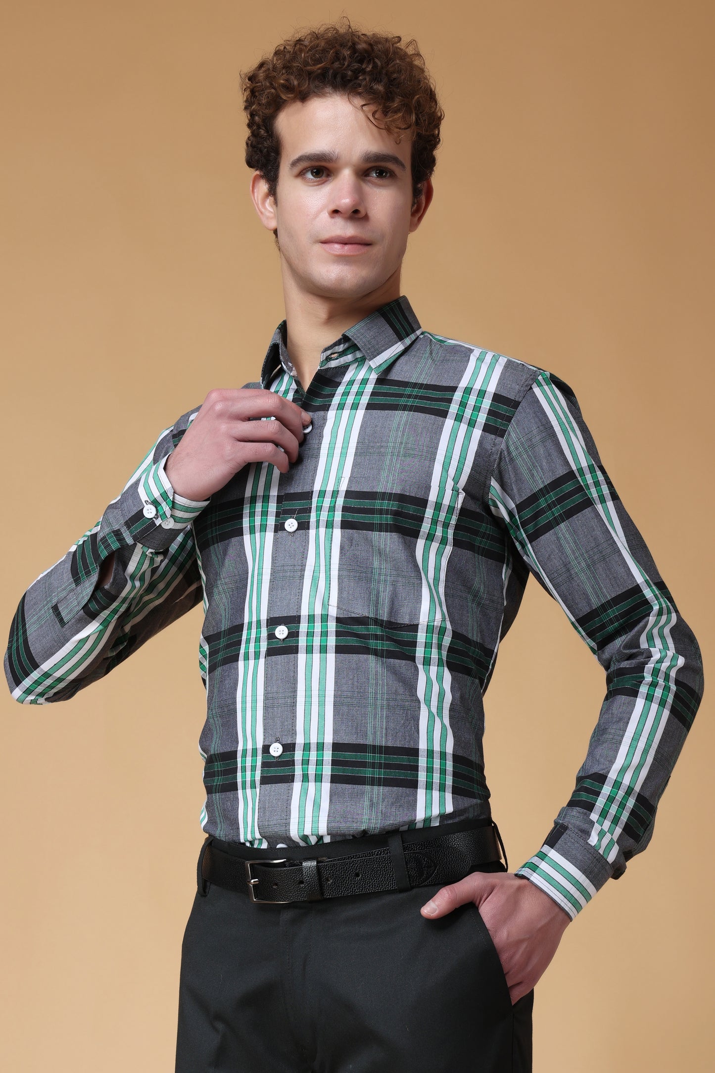 Men's Plus Size Willow Groove Cotton Shirt