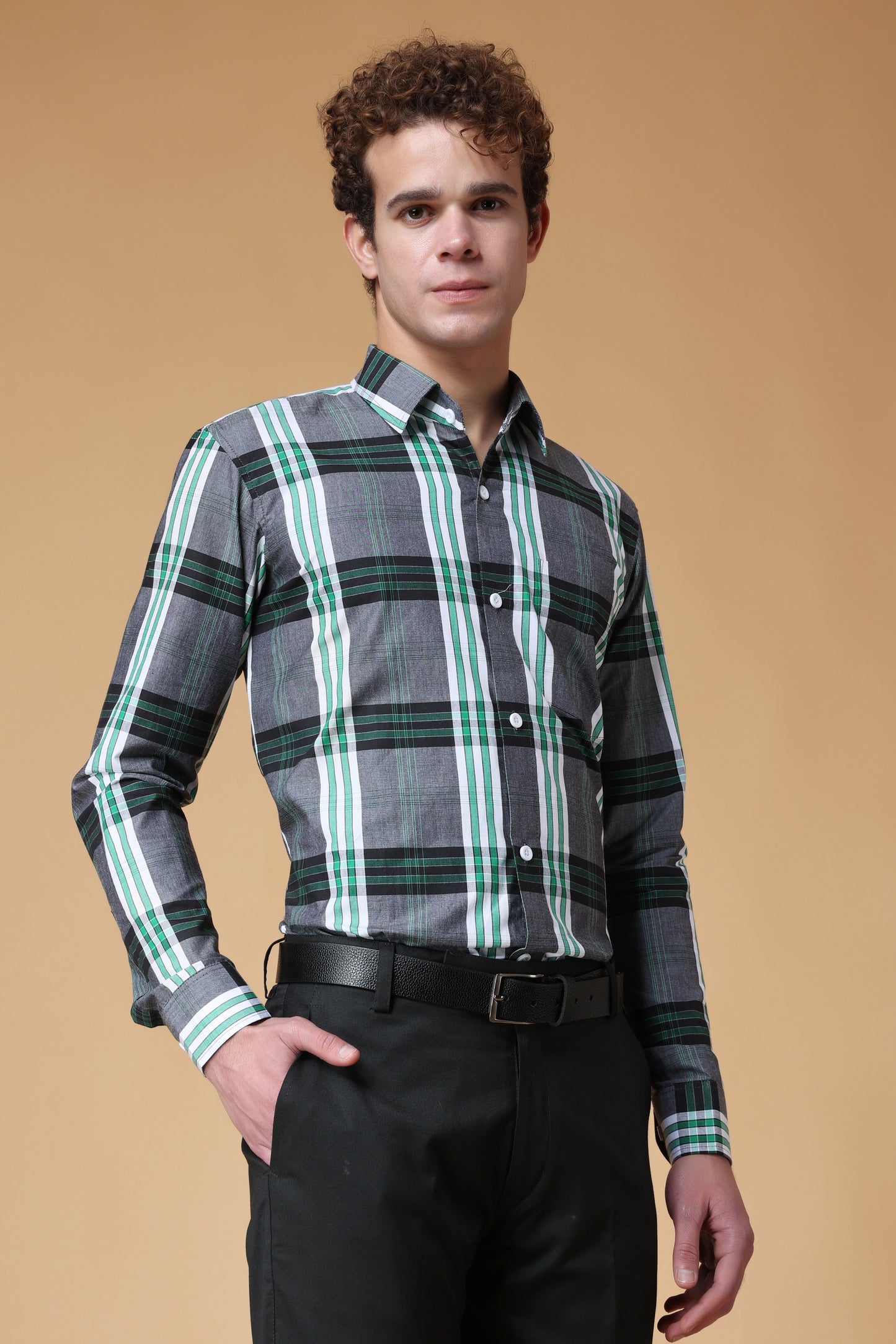 Men's Plus Size Willow Groove Cotton Shirt