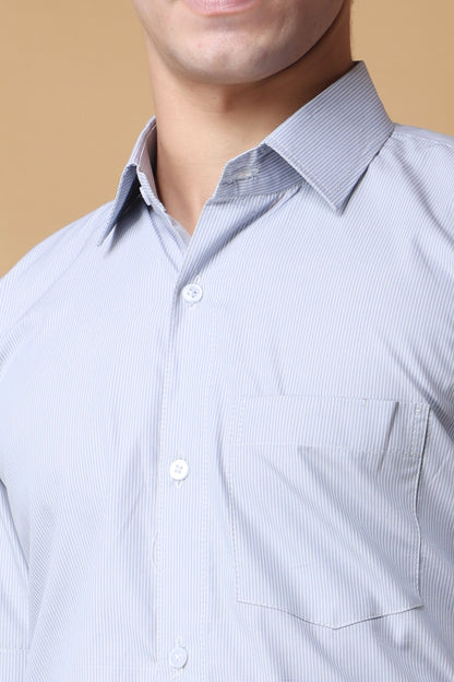 Grey Plus Size Shirts For Men