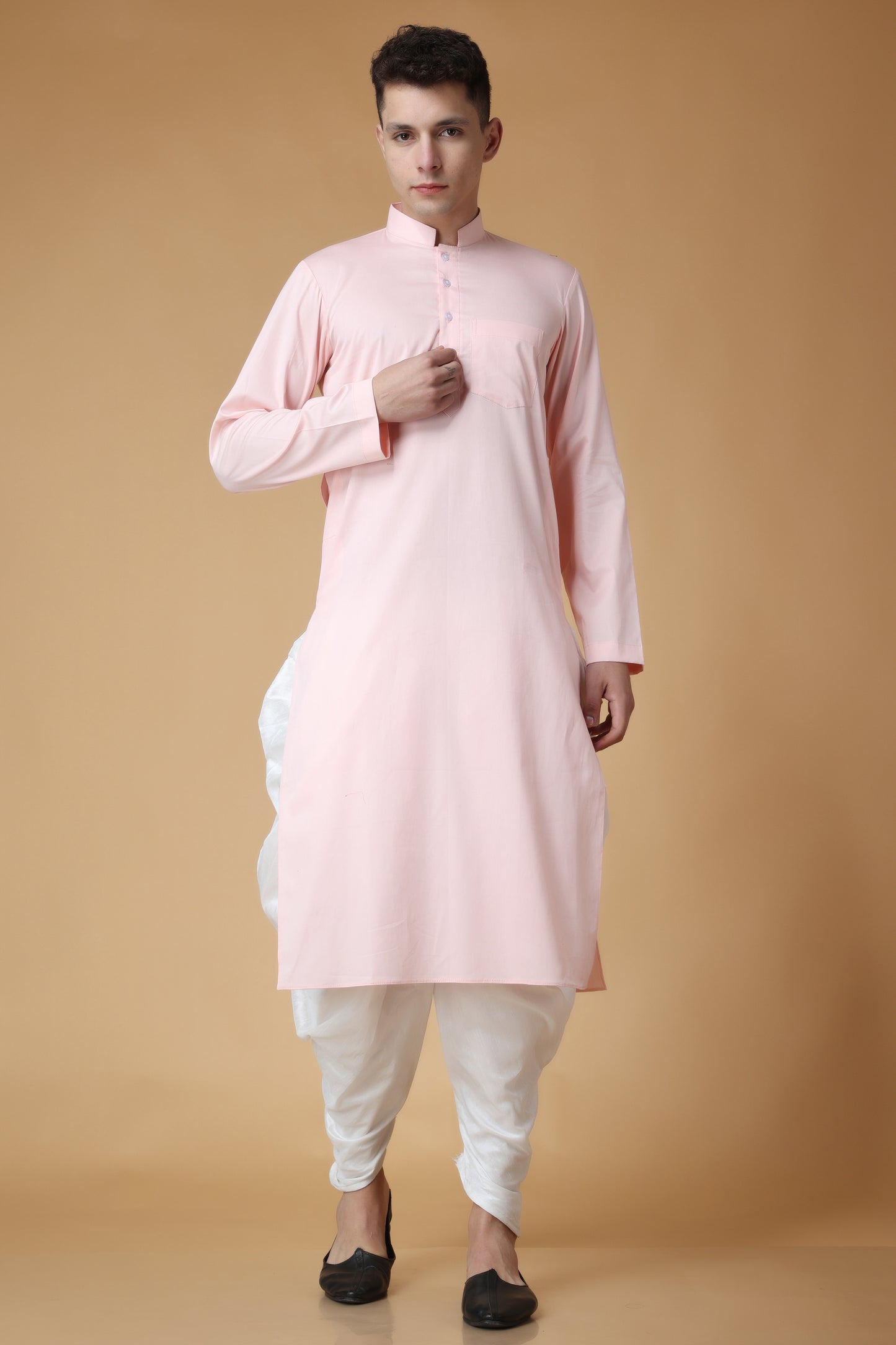 Men's Plus Size Evening Musings Cotton Kurta Pajama