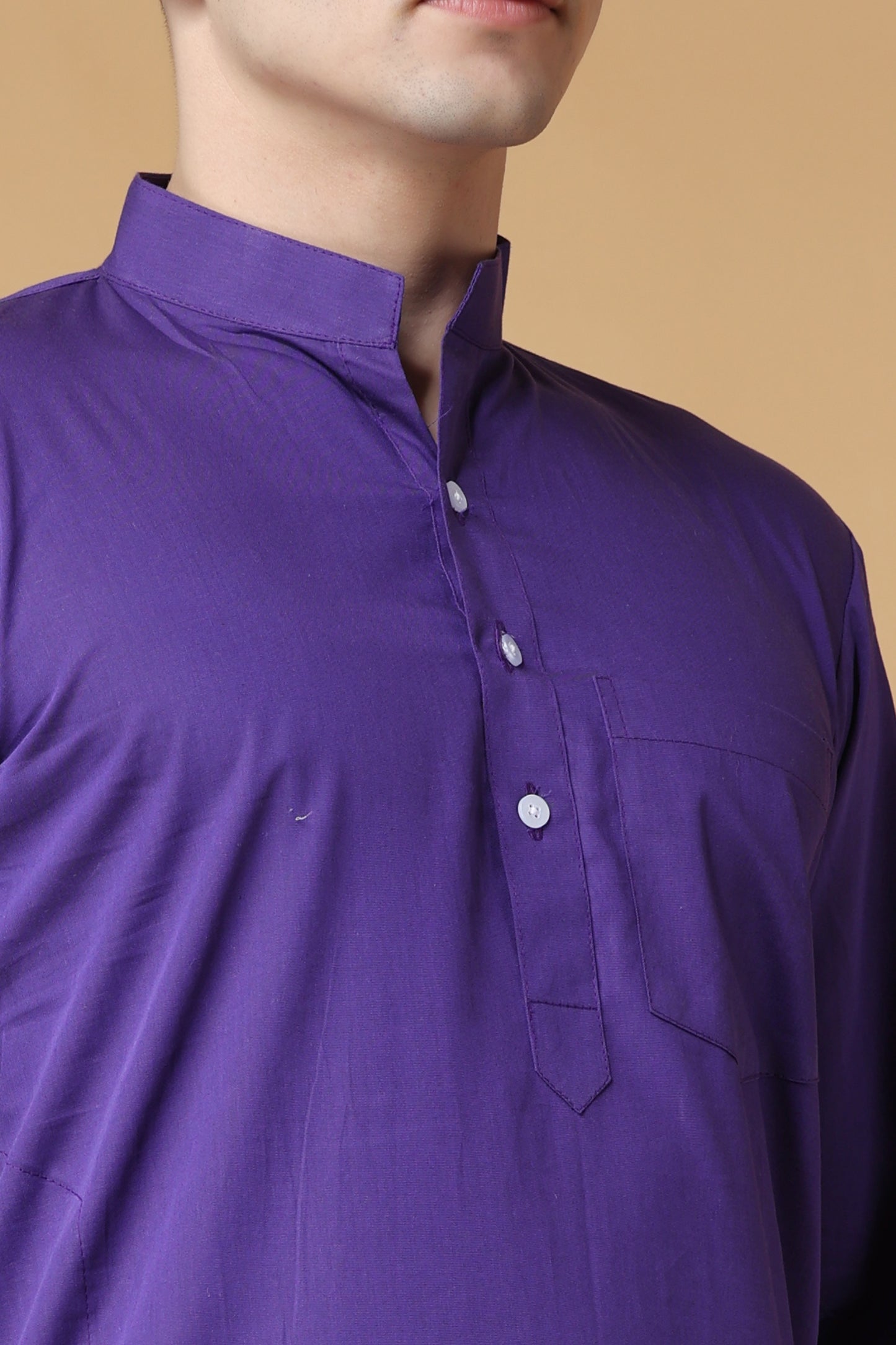 Iconic Indigo Cotton Salwar Suit